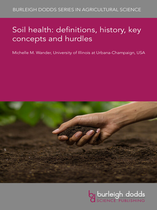 Title details for Soil health by Michelle M. Wander - Available